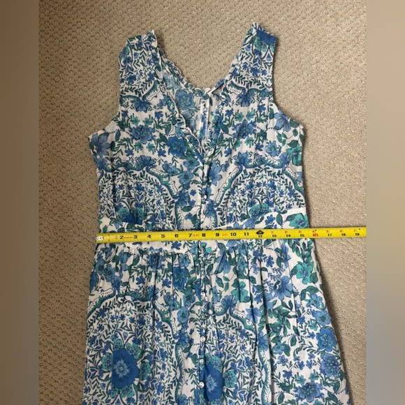 Johnny Was Blue and White Boho Dress Small - Picture 3 of 11